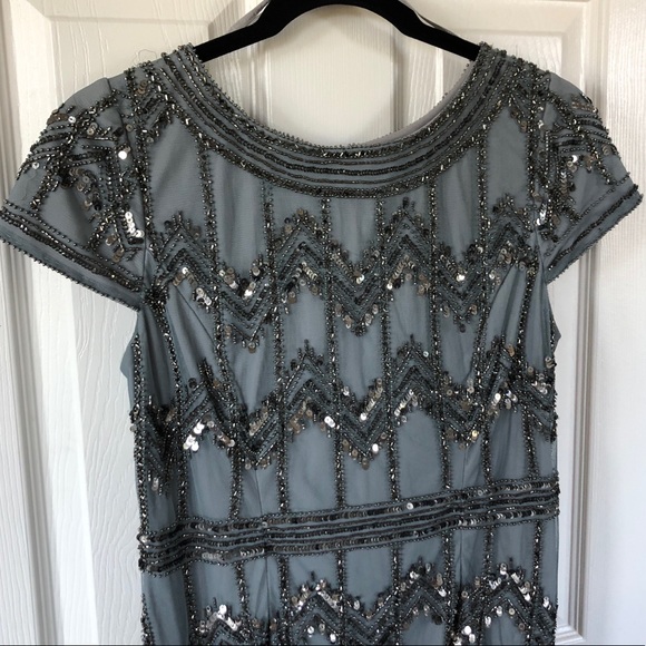 Adrianna Papell Beaded Mini Dress - Picture 3 of 11